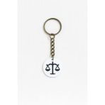 Terazi Burcu NFC Anahtarlık – Akıllı Temassız Bağlantı Özellikli Burç Anahtarlığı (3,5 cm)