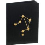 Terazi Burcu Yıldız Haritası Siyah Defter