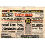 Tercüman Gazetesi 13 Mayıs 1975 - Ismail Cem Ipekçi Görevinden Alındı - Necdet Tosun Toprağa Verildi GZ118903