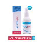 Tereson El,ayak, Koltuk Altı Terleme Önleyici Ve Ter Kokusuna Karşı Koruma Sprey 3x50 ml