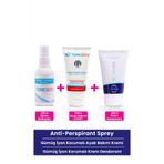 Tereson Tereson Terleme Önleyici Sprey 50 Ml +Gümüş İyon Korumalı Krem Deodorant + Koku Karşıtı Ayak Bakım