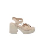 Tergan Bej Hakiki Deri Kadın Sandalet - K25Y1SN68058-A25