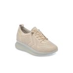 Tergan Bej Hakiki Deri Kadın Sneaker - K24I1AY67094-A25