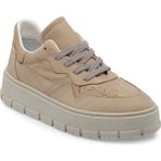 Tergan Bej Hakiki Nubuk Deri Kadın Sneaker - K24S1AY67591-A40 - Gri_A40