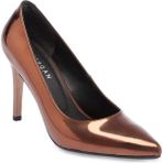 Tergan Bronz Vegan Kadın Stiletto - K24I1AY67394-L9Q - Bronz-L9Q