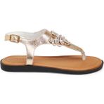 Tergan Dore Hakiki Deri Kadın Sandalet - K25Y1SN68218-U9O - Dore_U9O