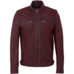 Tergan E23KDM310542-R4X Bordo Hakiki Erkek Deri Mont