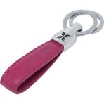 Tergan Fuşya Hakiki Deri Unisex Anahtarlık - S1AN00000248-C42 - Fuşya_C42
