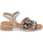Tergan Gri Hakiki Deri Kadın Sandalet - K25Y1SN67931-B43 - Gri_B43