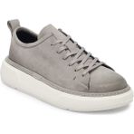 Tergan Gri Hakiki Nubuk Deri Erkek Sneaker - E25I1AY57165-A40 - Gri_A40