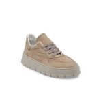 Tergan Gri Hakiki Nubuk Deri Kadın Sneaker - K24S1AY67591-A40