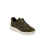 Tergan Haki Deri-Tekstil Kadın Sneaker - K24S1AY67644-J86