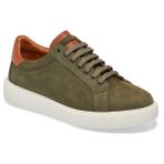 Tergan Haki Hakiki Deri Erkek Sneaker - E24I1AY56844-H48 - Haki-H48