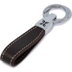 Tergan Kahve Hakiki Deri Unisex Anahtarlık - S1AN00000248-A87 - Kahverengi_A87