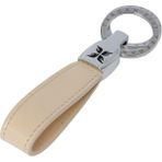 Tergan Krem Hakiki Deri Unisex Anahtarlık - S1AN00000248-E92 - Krem_E92
