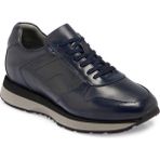 Tergan Lacivert Hakiki Deri Erkek Sneaker - E24S1AY57042-K4K - Lacivert_K4K