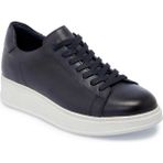 Tergan Lacivert Hakiki Deri Erkek Sneaker - E25S1AY57542-A31 - Lacivert_A31