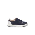 Tergan Lacivert Hakiki Deri Erkek Sneaker - E25S1AY57544-A31