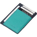 Tergan Mavi Hakiki Deri Unisex Kredi Kartlık - S1KK00001676-V6G - Mavi_V6G