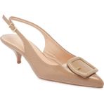 Tergan Nude Hakiki Rugan Deri Kadın Stiletto - K24I1AY67191-M3G - Nude_M3G