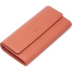 Tergan Pembe Hakiki Deri Kadın Cüzdan - S1CB00005719-S2A - Turuncu_S2A