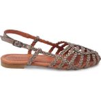 Tergan Platin Hakiki Deri Kadın Sandalet - K25Y1SN67954-O1U - Platin_O1U