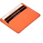 Tergan S1KK00001050 L6C Turuncu Deri Unisex Kredi Kartlık