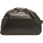 Tergan S1SC00002566-A97 Deri Unisex Seyahat Çantası - Siyah