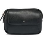Tergan Siyah Deri Unisex Bel Çantası - S1BL00021289-A6F - Siyah_A6F