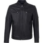 Tergan Siyah Hakiki Deri Erkek Hakiki Deri Mont - E23KDM310544-Q4O - Siyah_Q4O - 4XL