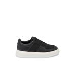 Tergan Siyah Hakiki Deri Erkek Sneaker - E25I1AY57235-B31
