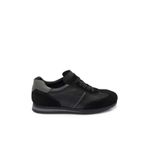 Tergan Siyah Hakiki Deri Erkek Sneaker - E25I1AY57277-A23