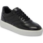 Tergan Siyah Hakiki Deri Erkek Sneaker - E25I1AY57335-A43 - Siyah-A43