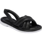 Tergan Siyah Hakiki Deri Kadın Sandalet - K24Y1SN67414-A23 - Siyah_A23