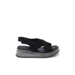 Tergan Siyah Hakiki Deri Kadın Sandalet - K25Y1SN67927-A01