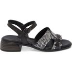 Tergan Siyah Hakiki Deri Kadın Sandalet - K25Y1SN67931-A23 - Siyah_A23