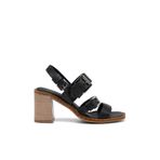 Tergan Siyah Hakiki Deri Kadın Sandalet - K25Y1SN68018-A23