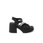 Tergan Siyah Hakiki Deri Kadın Sandalet - K25Y1SN68058-A23