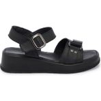 Tergan Siyah Hakiki Deri Kadın Sandalet - K25Y1SN68062-A23 - Siyah_A23