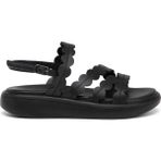 Tergan Siyah Hakiki Deri Kadın Sandalet - K25Y1SN68108-A23 - Siyah_A23