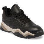 Tergan Siyah Hakiki Deri Kadın Sneaker - K24S1AY67536-A01 - Siyah-A01