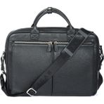 Tergan Siyah Hakiki Deri Unisex Laptop Çantası - S1LC00002897-A41