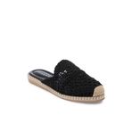 Tergan Siyah Tekstil Kadın Terlik - K25Y1TR67863-I46