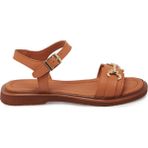 Tergan Taba Hakiki Deri Kadın Sandalet - K25Y1SN67976-A29 - Taba_A29