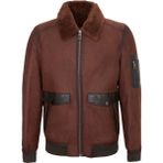 Tergan Tarçın-Nappa Hakiki Deri Erkek Hakiki Deri Mont - E24KKM310597-U4T - Taba-U4T - 3XL