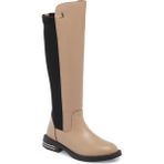 Tergan Vizon Hakiki Deri Kadın Klasik Çizme - K24K1CM67660-A44 - Vizon_A44