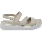 Tergan Vizon Hakiki Deri Kadın Sandalet - K25Y1SN67966-A44 - Vizon_A44