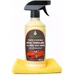 Terlans Araç Temizleyici & Parlatıcı Hızlı Cila 500 ml Sprey + Mikrofiber Bez | Boyalı Yüzey, Plastik Aksam Temizleme | Parfümlü Quick Detailer, İz Bırakmaz Parlaklık
