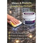 Terlans Doğal Taş Granit Koruyucu Vaks 250 ml | Tezgah ve Dekoratif Yüzeyler için Leke Önleyici, Su İtici, Doğal Parlatıcı Bakım Cilası Natural Stone Polishing Wax