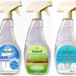 TERLANS Ev Temizlik Seti Cam Koltuk Halı Banyo Temizleyici 3 x 500 ml + Mikrofiber Bez Hediyeli